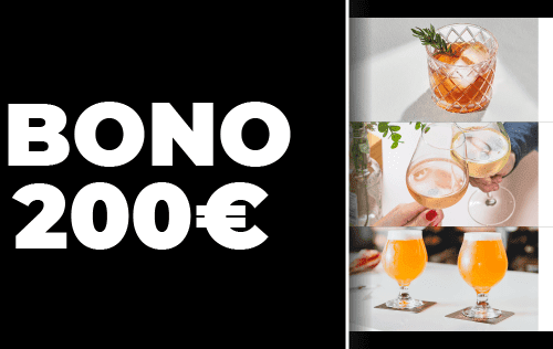 Bono regalo 200 euros bebidas premium